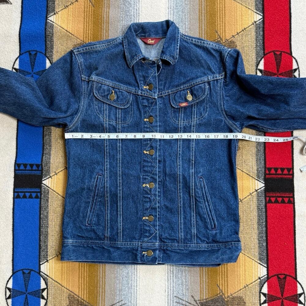 Vintage 80s Women’s MS Lee Denim Jacket Size 5/6 Made In USA - Picture 7 of 8